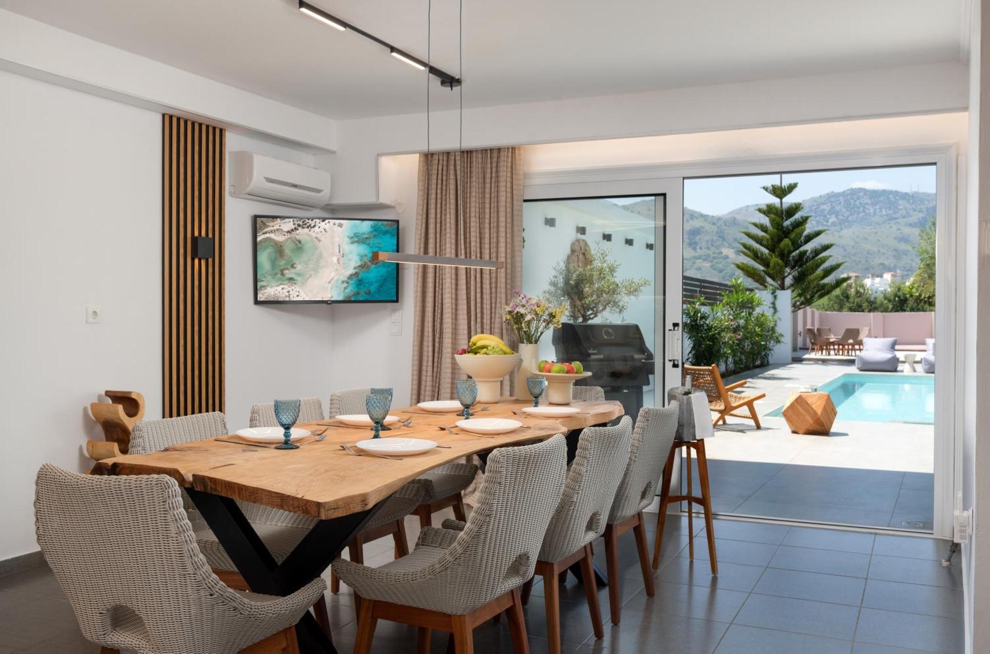 Hypnosis Beachside Villa With Private Heated Pool Georgioupoli Dış mekan fotoğraf