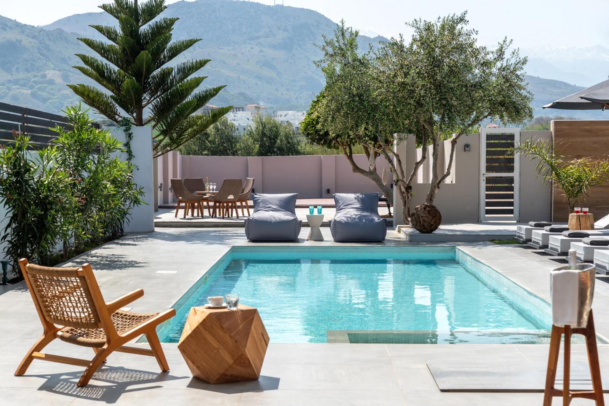 Hypnosis Beachside Villa With Private Heated Pool Georgioupoli Dış mekan fotoğraf