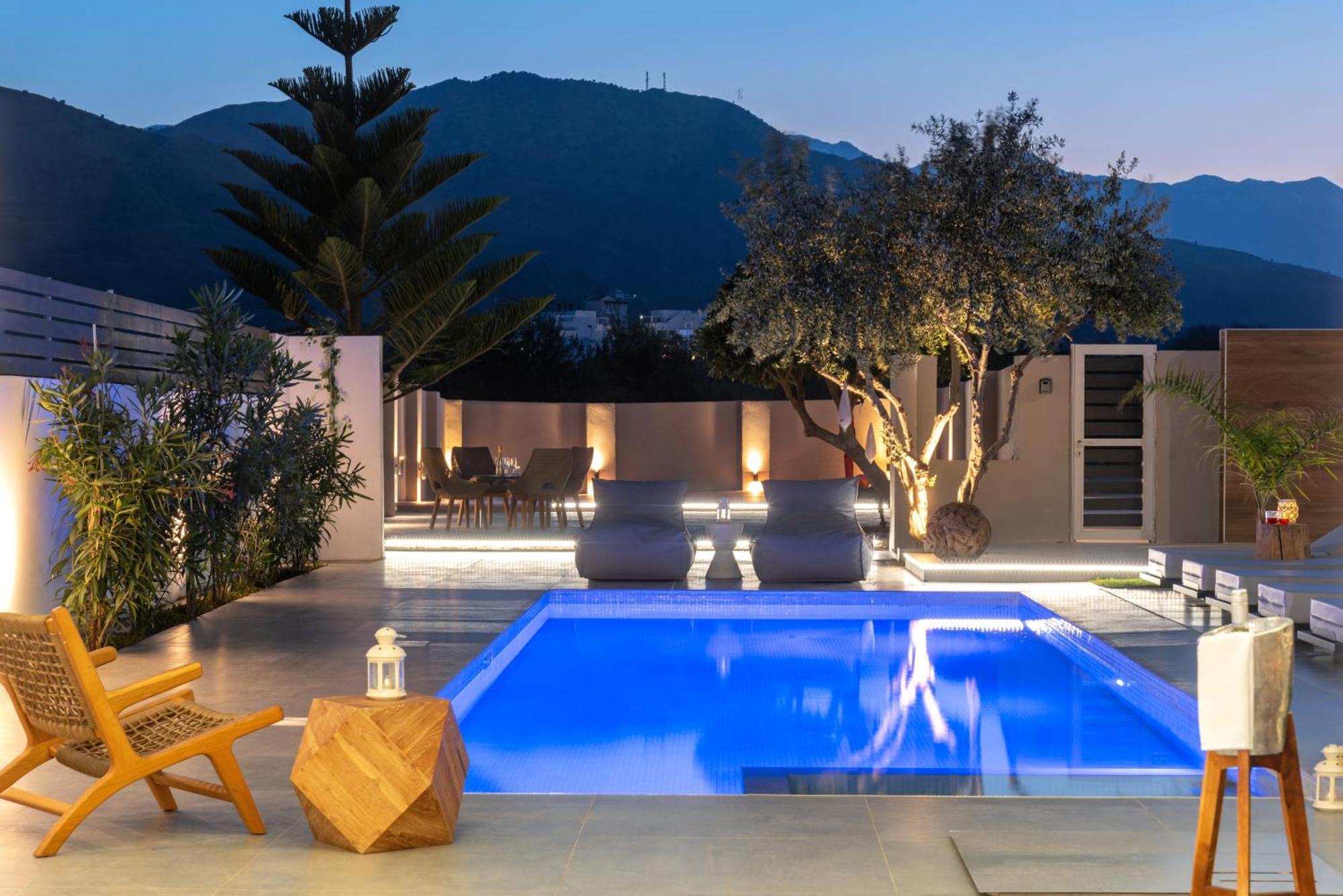 Hypnosis Beachside Villa With Private Heated Pool Georgioupoli Dış mekan fotoğraf